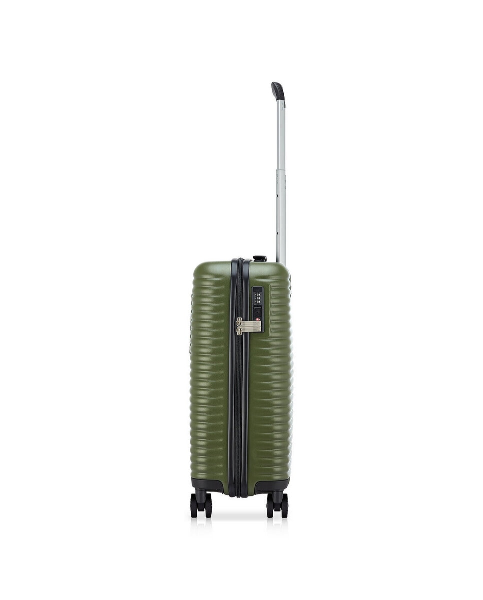 Imagen 5 de Maleta de cabina swing rígida con capacidad 40l dimensiones 55x40x20cm - Roncato - Verde militar Verde militar