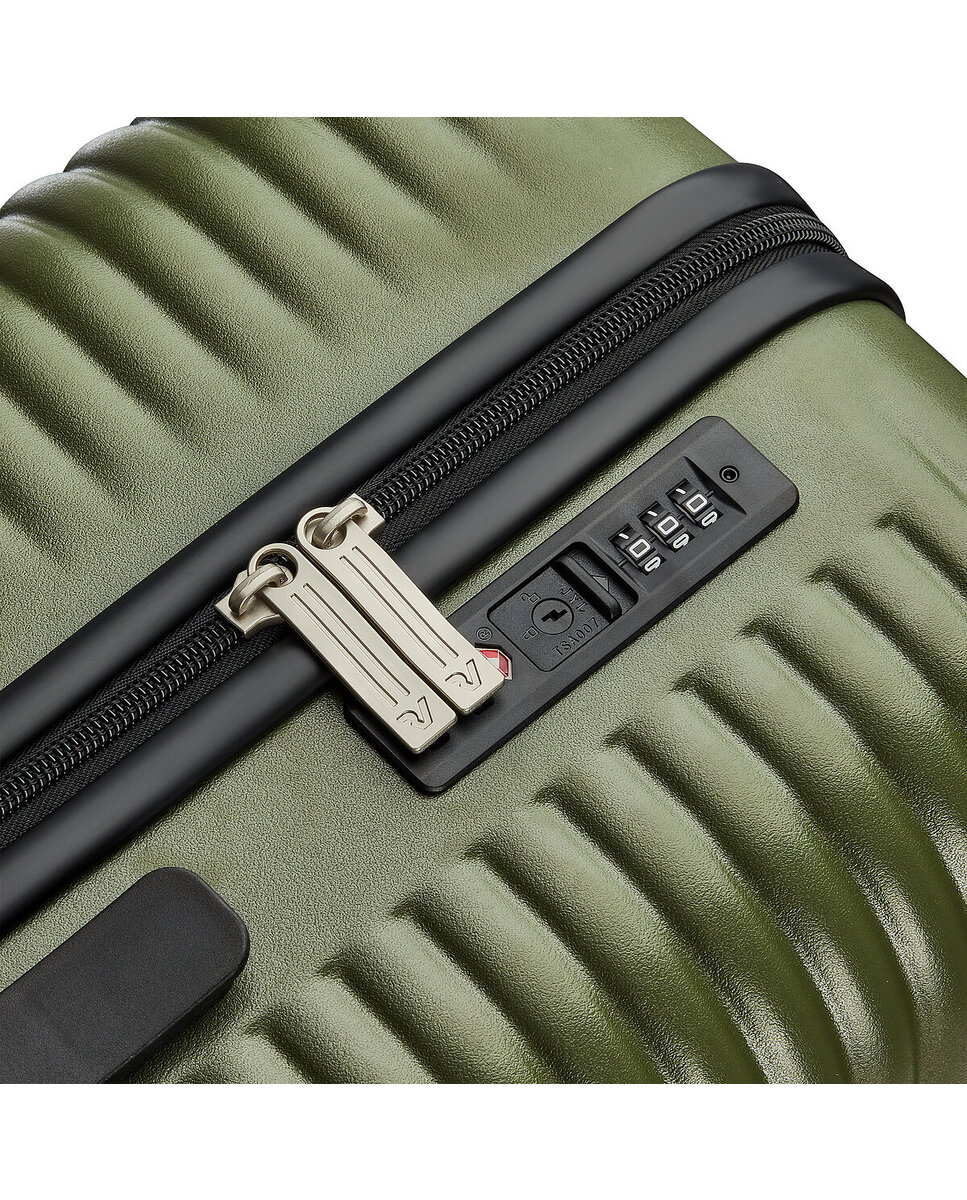 Imagen 7 de Maleta de cabina swing rígida con capacidad 40l dimensiones 55x40x20cm - Roncato - Verde militar Verde militar