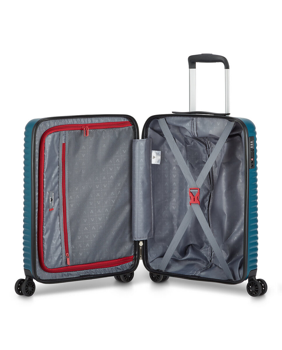 Imagen 4 de Maleta de cabina swing rígida con capacidad 40l dimensiones 55x40x20cm - Roncato - Petróleo Petróleo