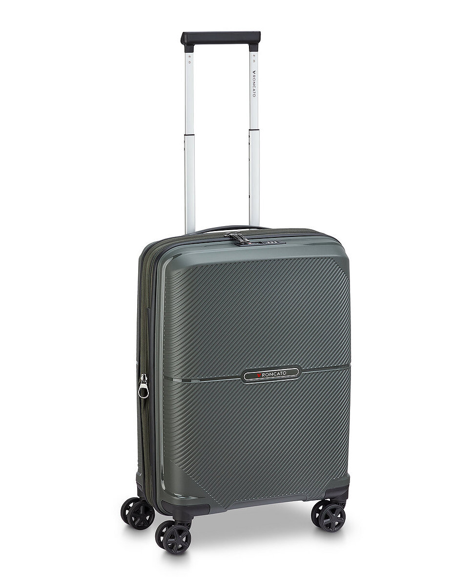 Imagen 1 de Maleta de cabina expandible storm rígida con capacidad 40/46l dimensiones 55x40x20/23cm - Roncato - Verde oscuro Verde oscuro