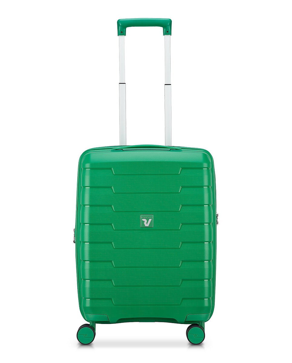 Imagen 2 de Maleta de cabina expandible skyline 2.0 rígida con capacidad 40/50l dimensiones 55x40x20/25cm - Roncato - Verde flúor Verde flúor