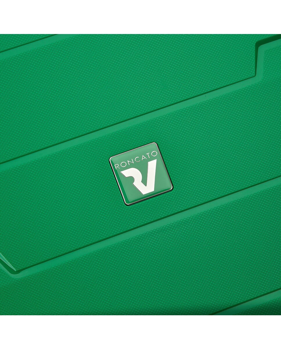 Imagen 7 de Maleta de cabina expandible skyline 2.0 rígida con capacidad 40/50l dimensiones 55x40x20/25cm - Roncato - Verde flúor Verde flúor