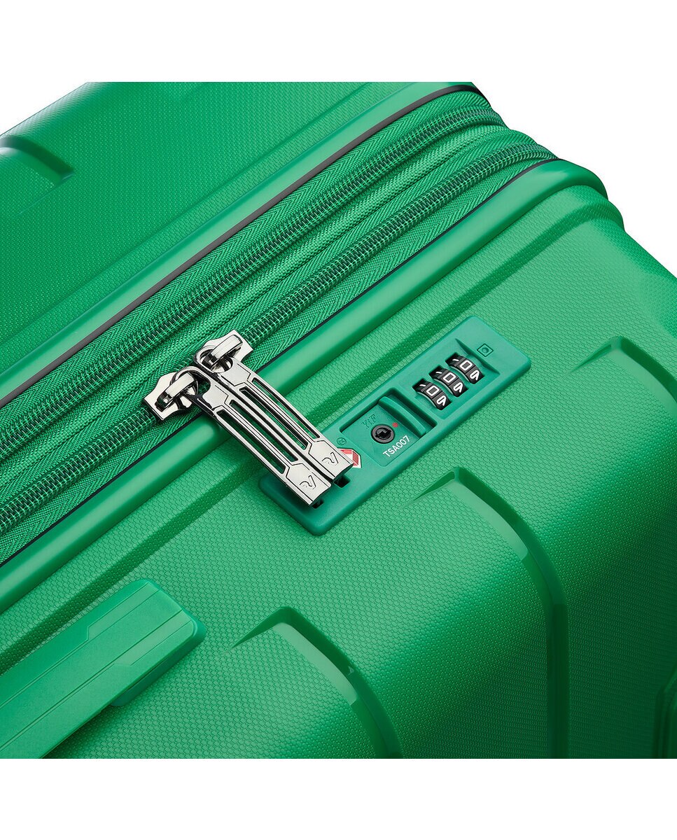 Imagen 8 de Maleta de cabina expandible skyline 2.0 rígida con capacidad 40/50l dimensiones 55x40x20/25cm - Roncato - Verde flúor Verde flúor