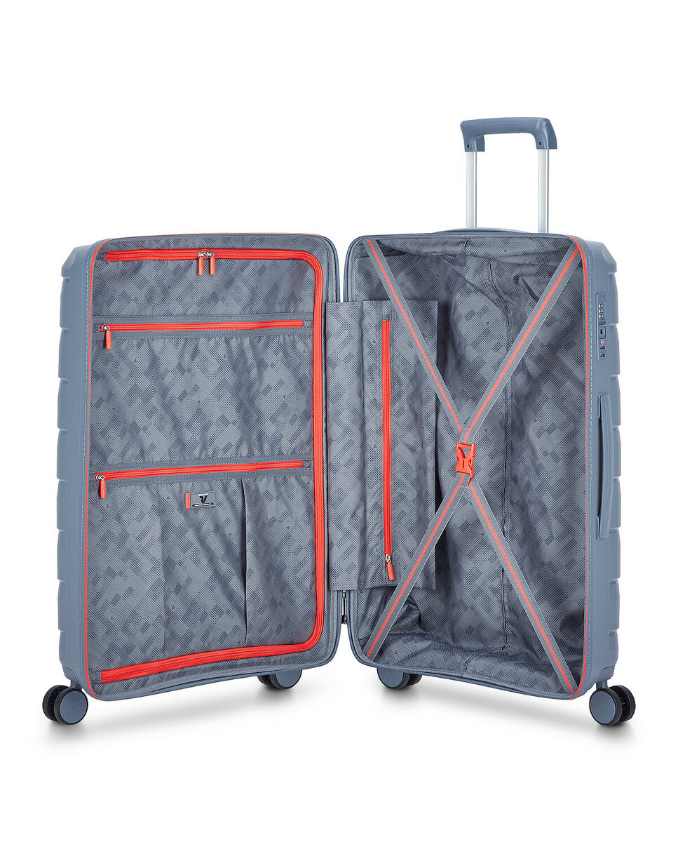 Maleta mediana skyline 2.0 neon rígida con capacidad 76l - Roncato - Gris marengo Gris marengo-4