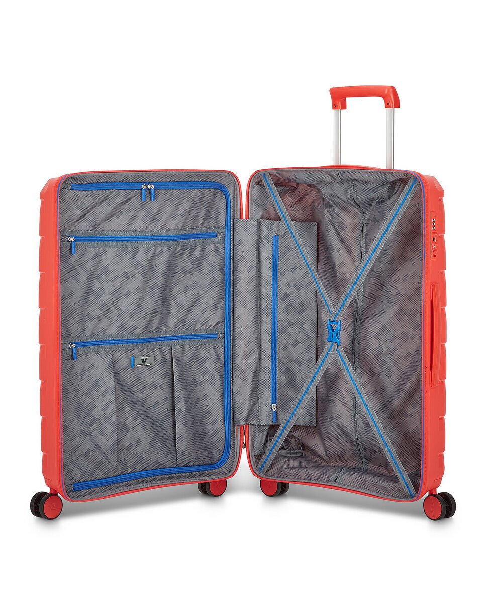 Maleta mediana skyline 2.0 neon rígida con capacidad 76l - Roncato - Rojo Rojo-4