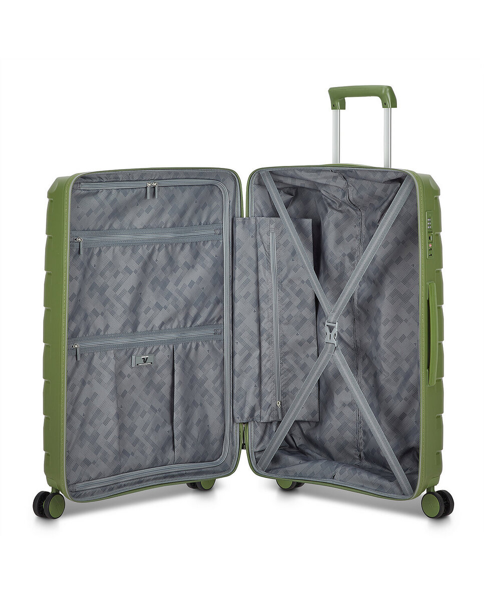 Maleta mediana skyline 2.0 neon rígida con capacidad 76l - Roncato - Verde Oliva Verde Oliva-4