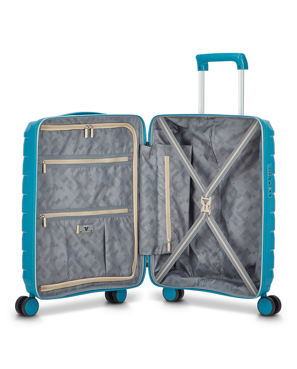 Imagen 4 de Maleta de cabina skyline 2,0 neon rígida con capacidad 40l dimensiones 55x40x20cm - Roncato - Laguna Laguna
