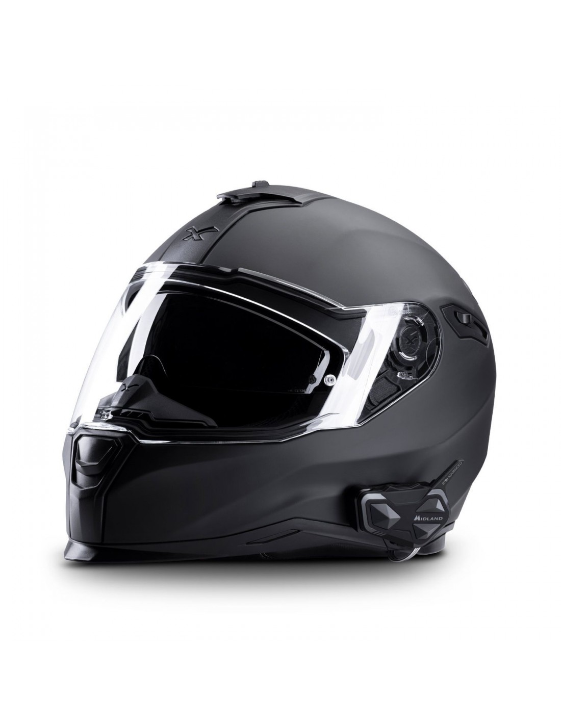 Intercomunicador de moto Btr1 Advanced Individual Midland - Negro Negro-3