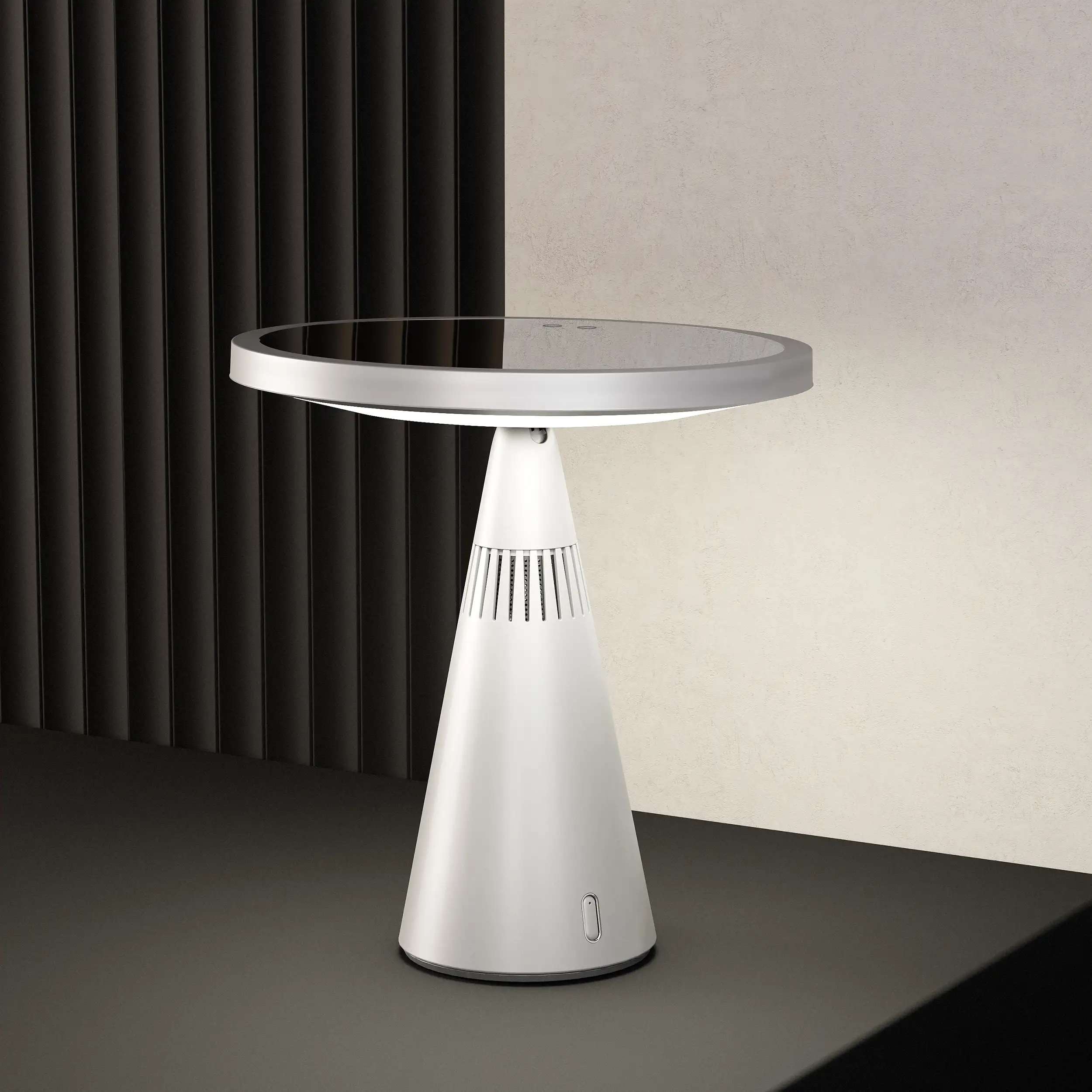 Imagen 2 de Espejo cosmético LED y altavoz bluetooth Manillons Torrent - Plata Plata