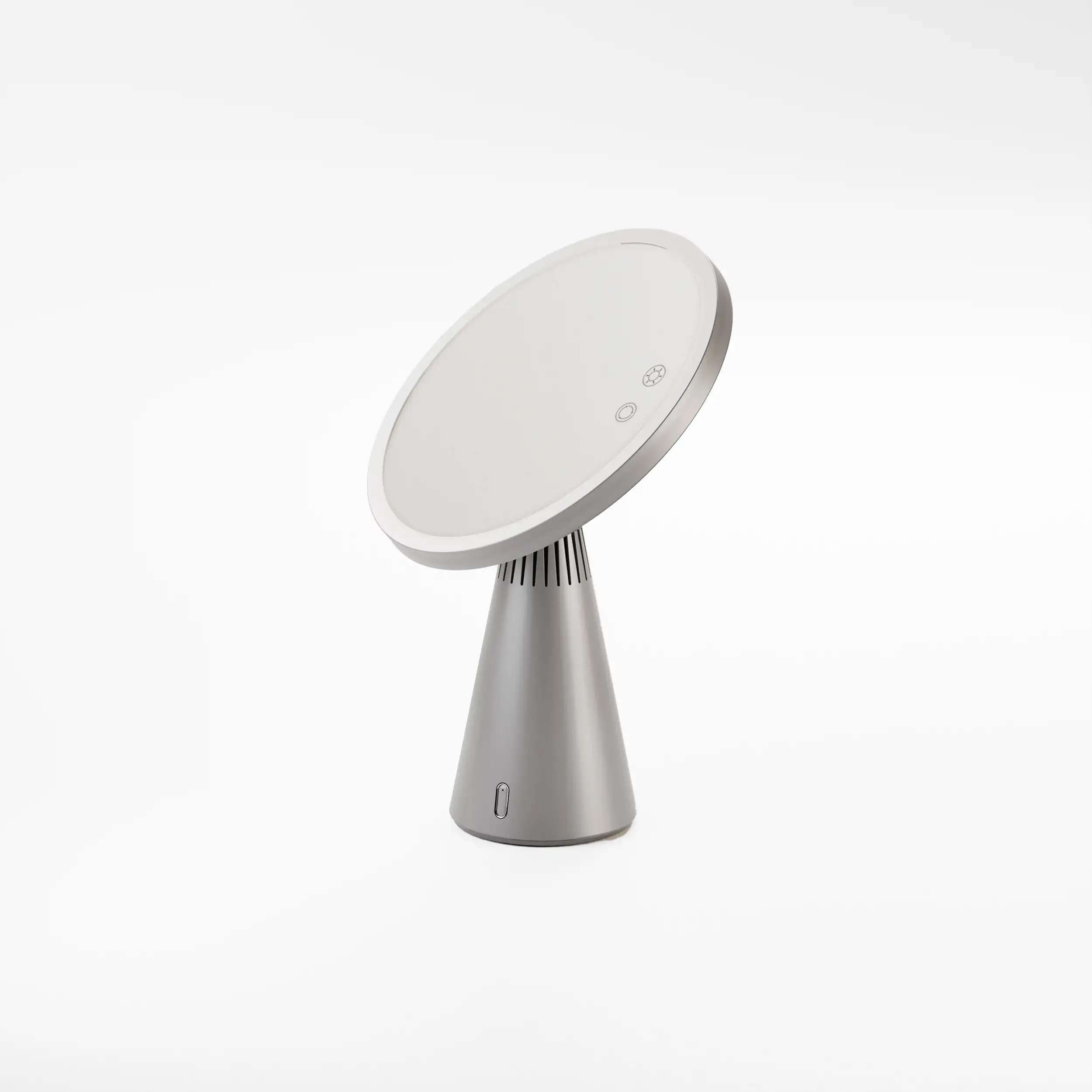 Imagen 4 de Espejo cosmético LED y altavoz bluetooth Manillons Torrent - Plata Plata