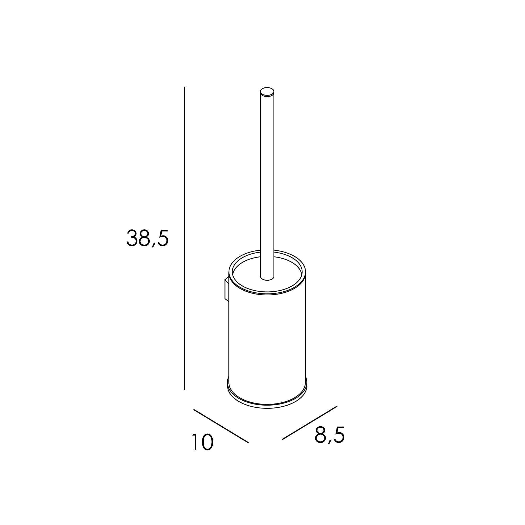 Imagen 3 de Escobillero de pared Manillons Torrent - Cromo Cromo