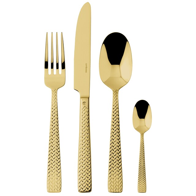 Imagen 0 de Cubertería de 24 piezas Monoblock Cortina Gold Sambonet