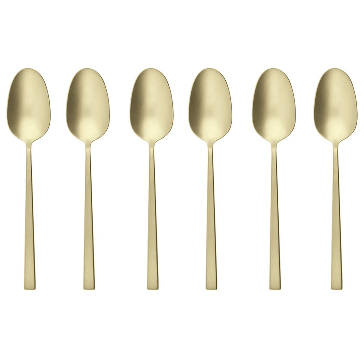 Imagen 0 de Set de 6 cucharas de café Rock Antique Dorado Sambonet