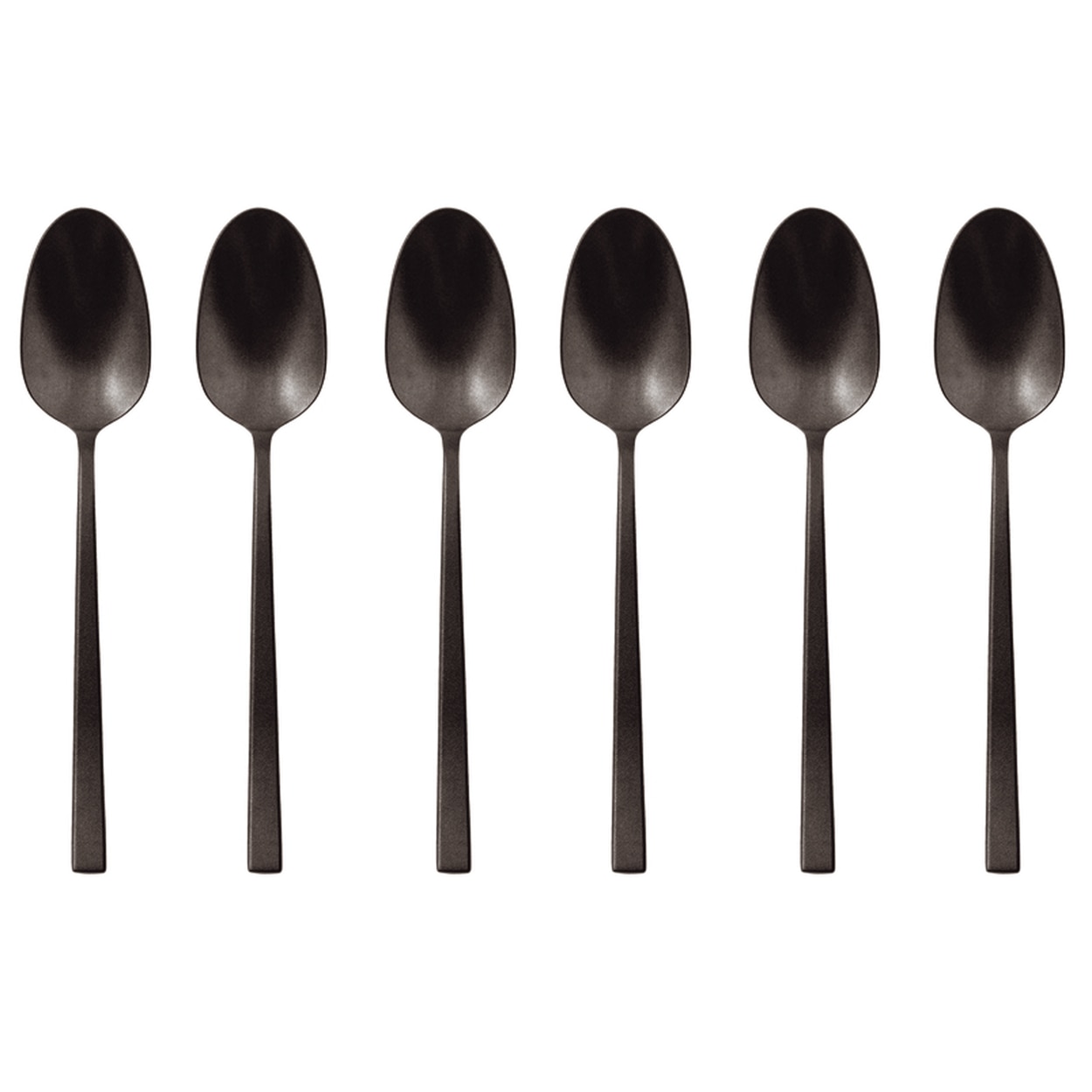 Imagen 1 de Set de 6 cucharas de café Rock Diamond Negro Sambonet - Negro Negro