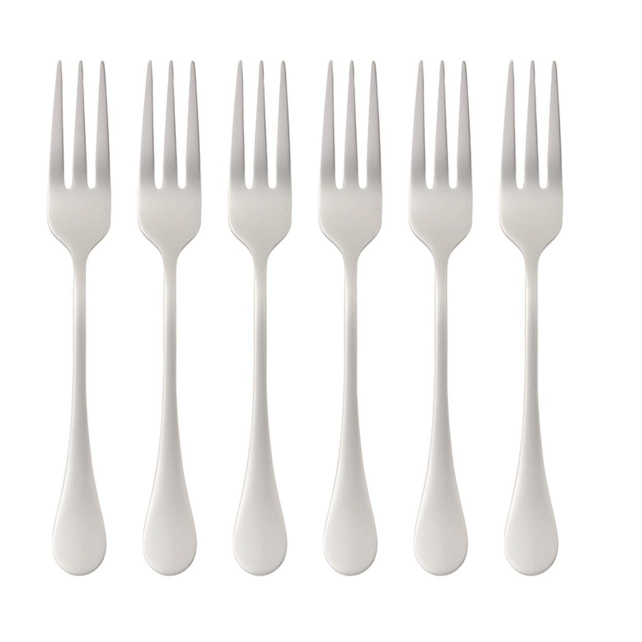 Imagen 1 de Set 6 Tenedores de postre Bloom Antique Sambonet - Plata Plata
