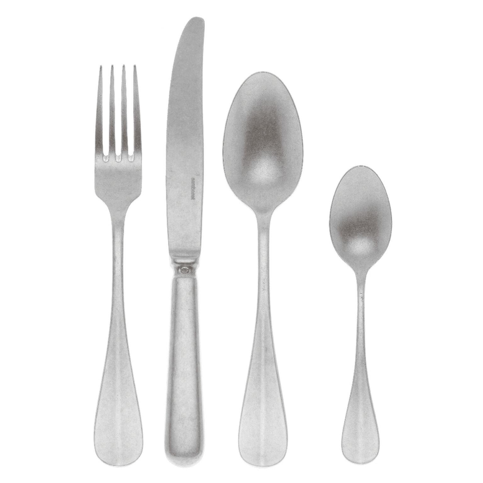 Imagen 0 de Cubertería de 24 piezas Monoblock Baguette Vintage Sambonet Plata