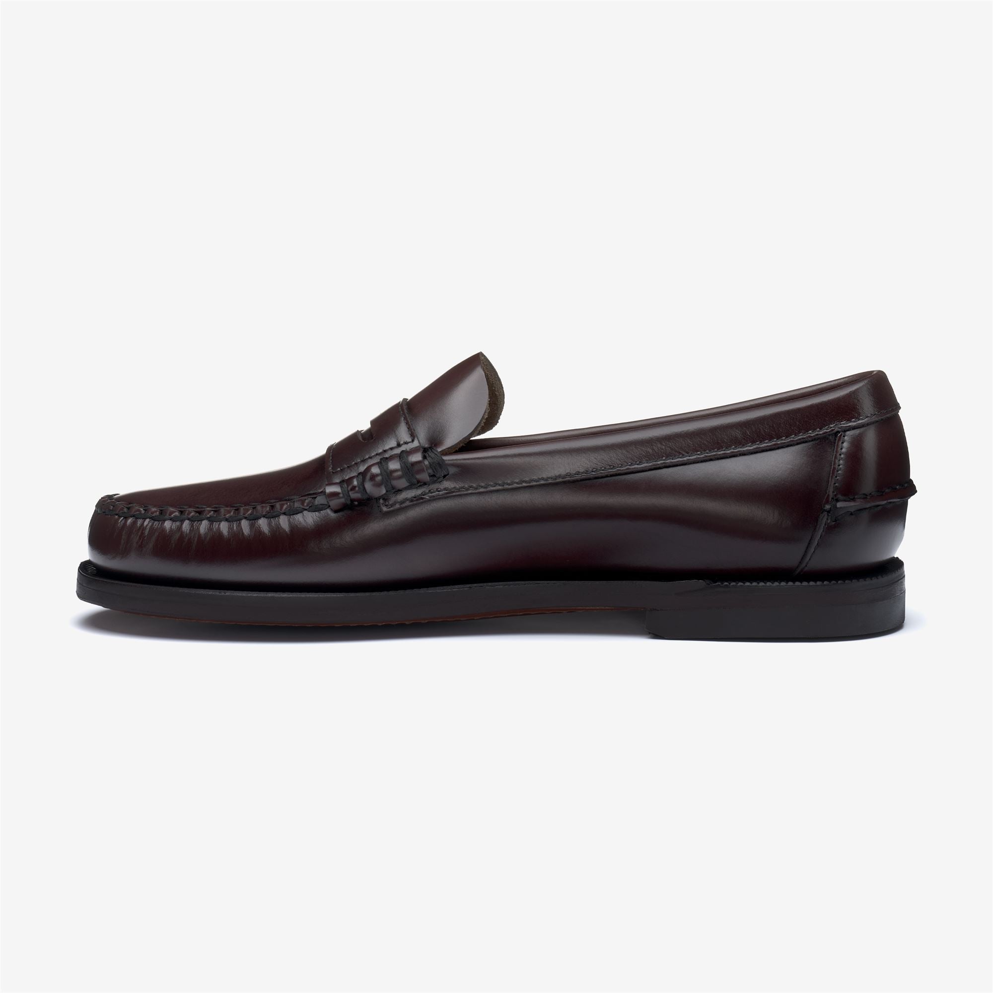 Mocasin de mujer en piel - Sebago - Burdeos Burdeos-2