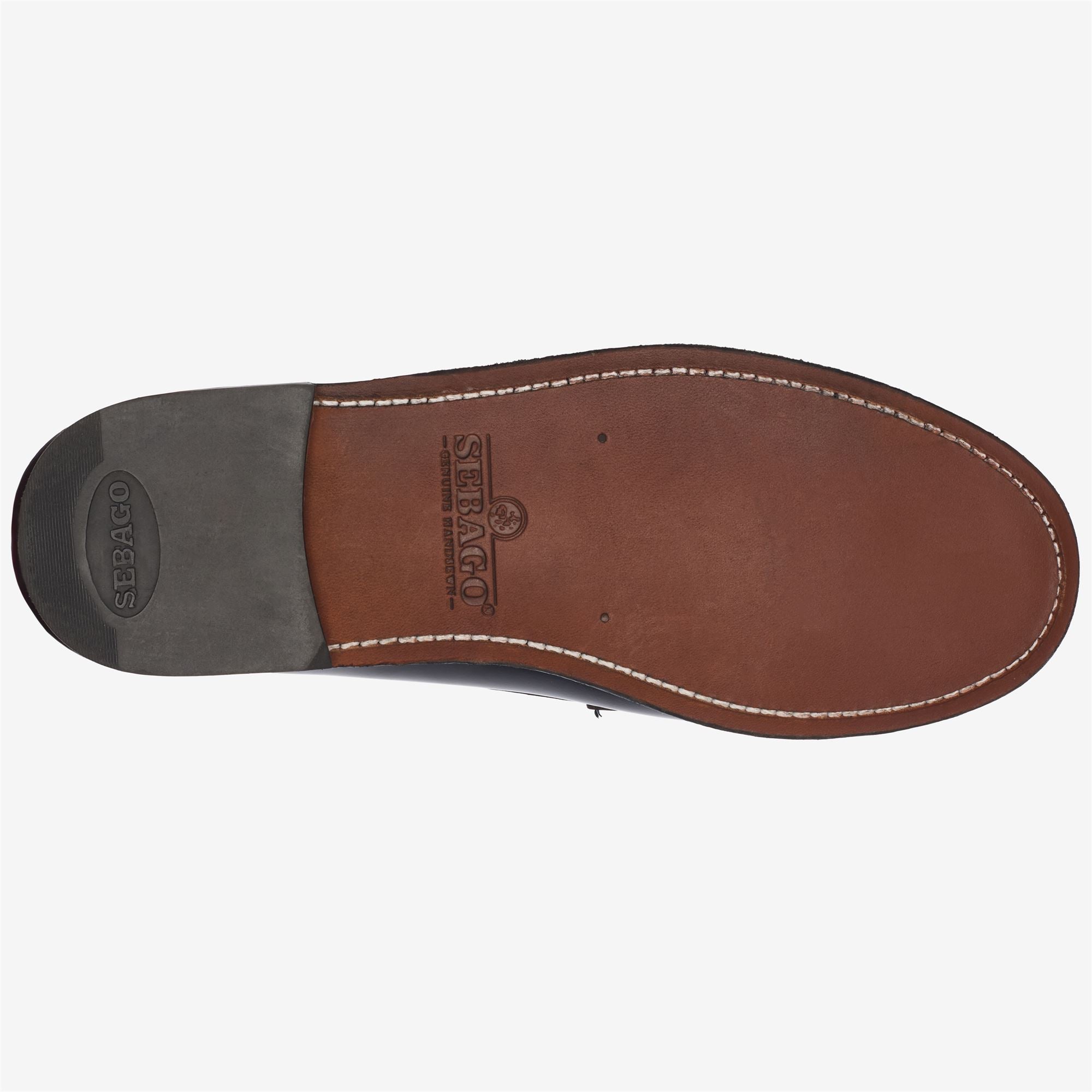 Mocasines de mujer en piel con borla estilo oficina - Sebago - Negro Negro-3