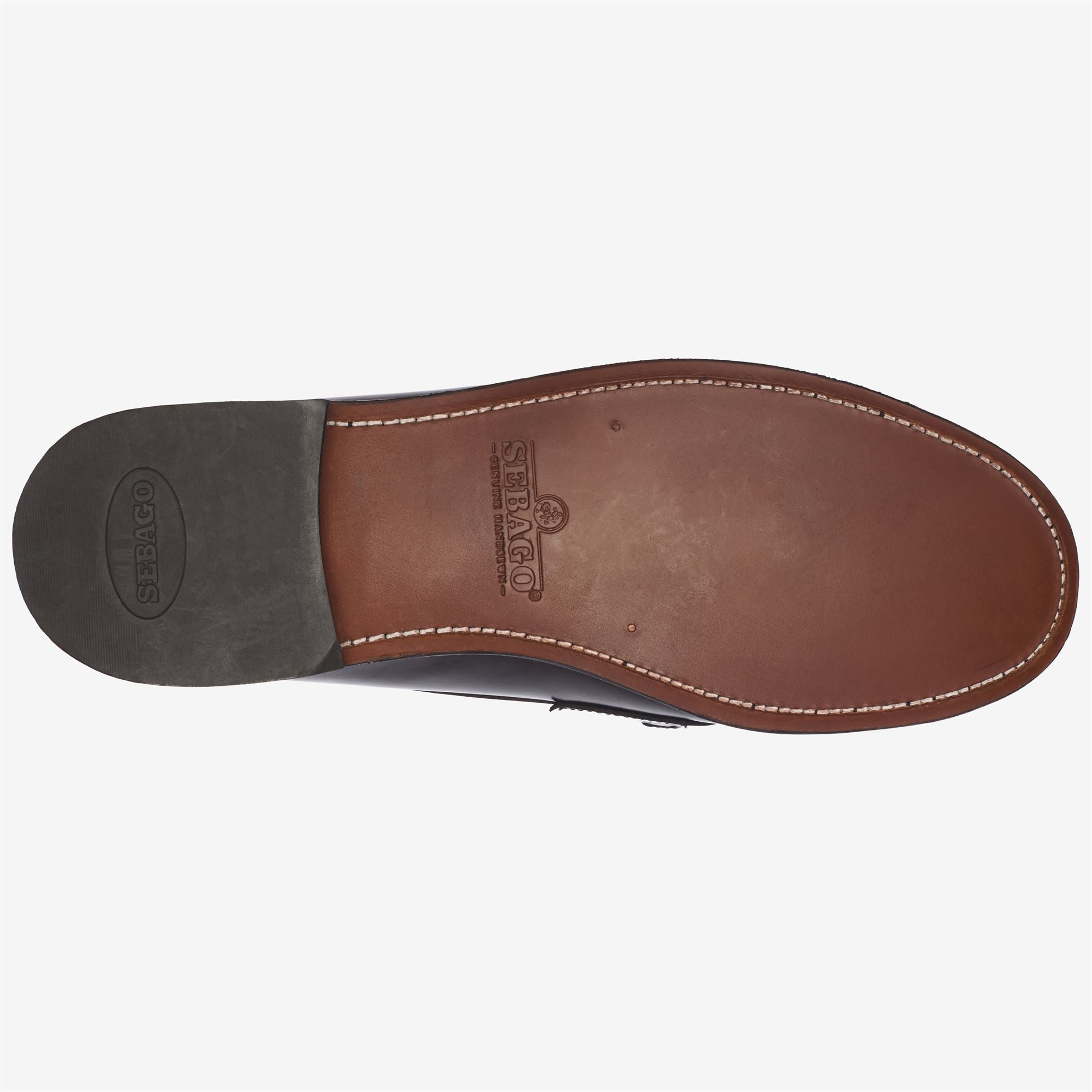 Mocasines de hombre de piel elegantes - Sebago - Burdeos Burdeos-2