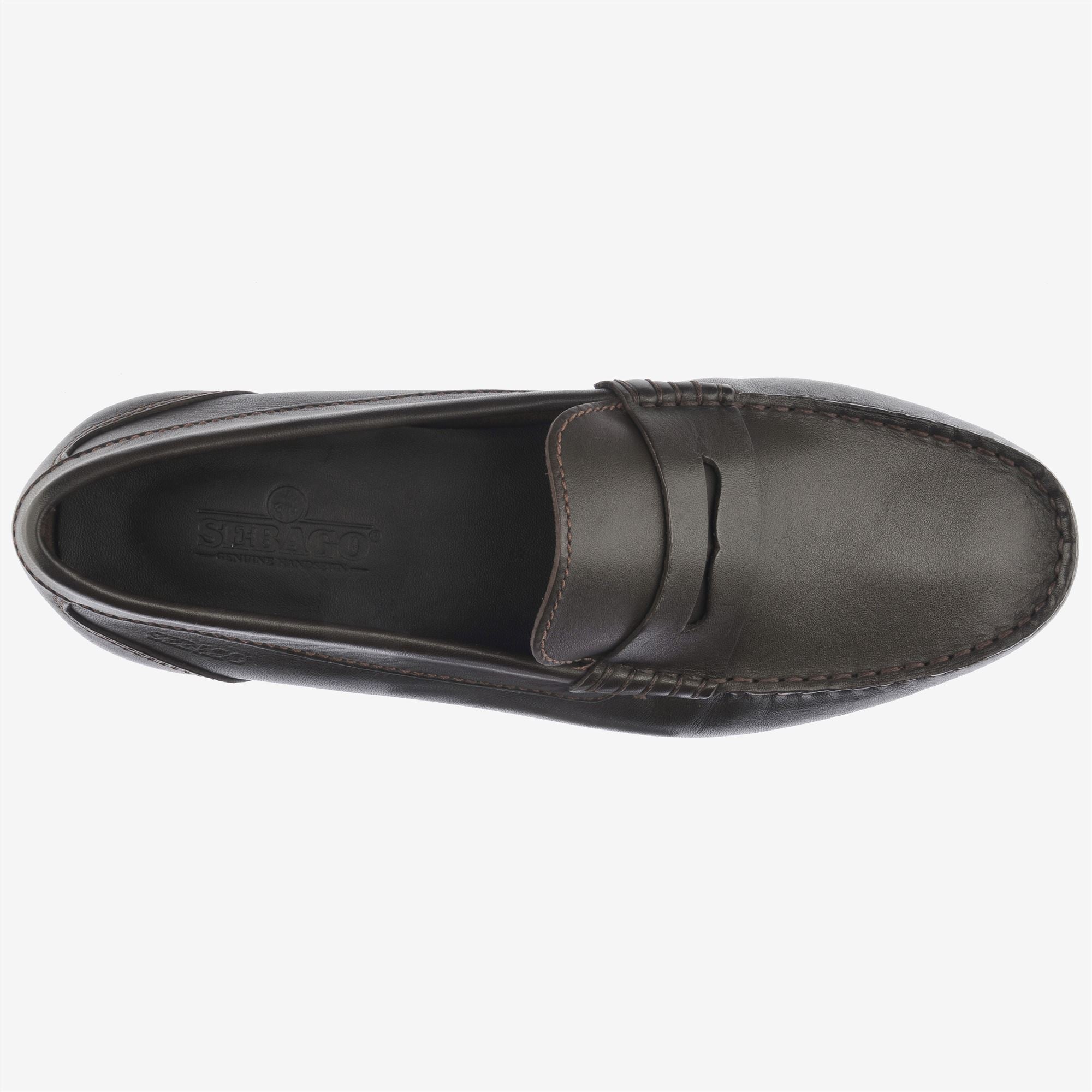 Mocasines driver de hombre de piel - Sebago - Marrón oscuro Marrón oscuro-3