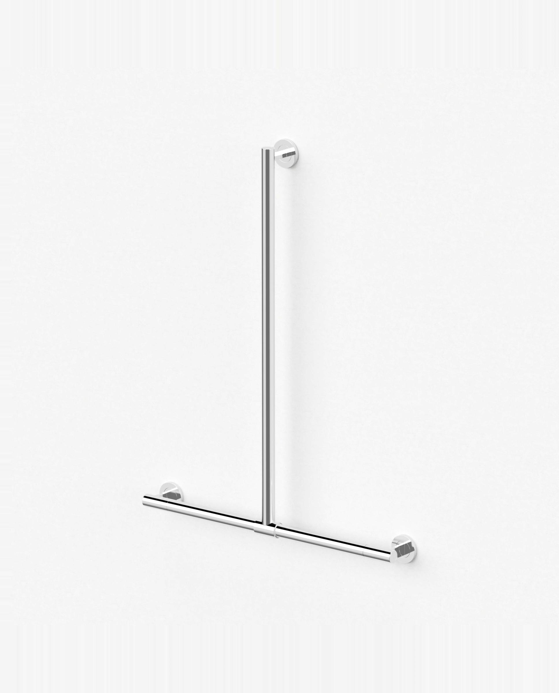 Imagen 0 de Barra de apoyo en T Colección Bold Plata