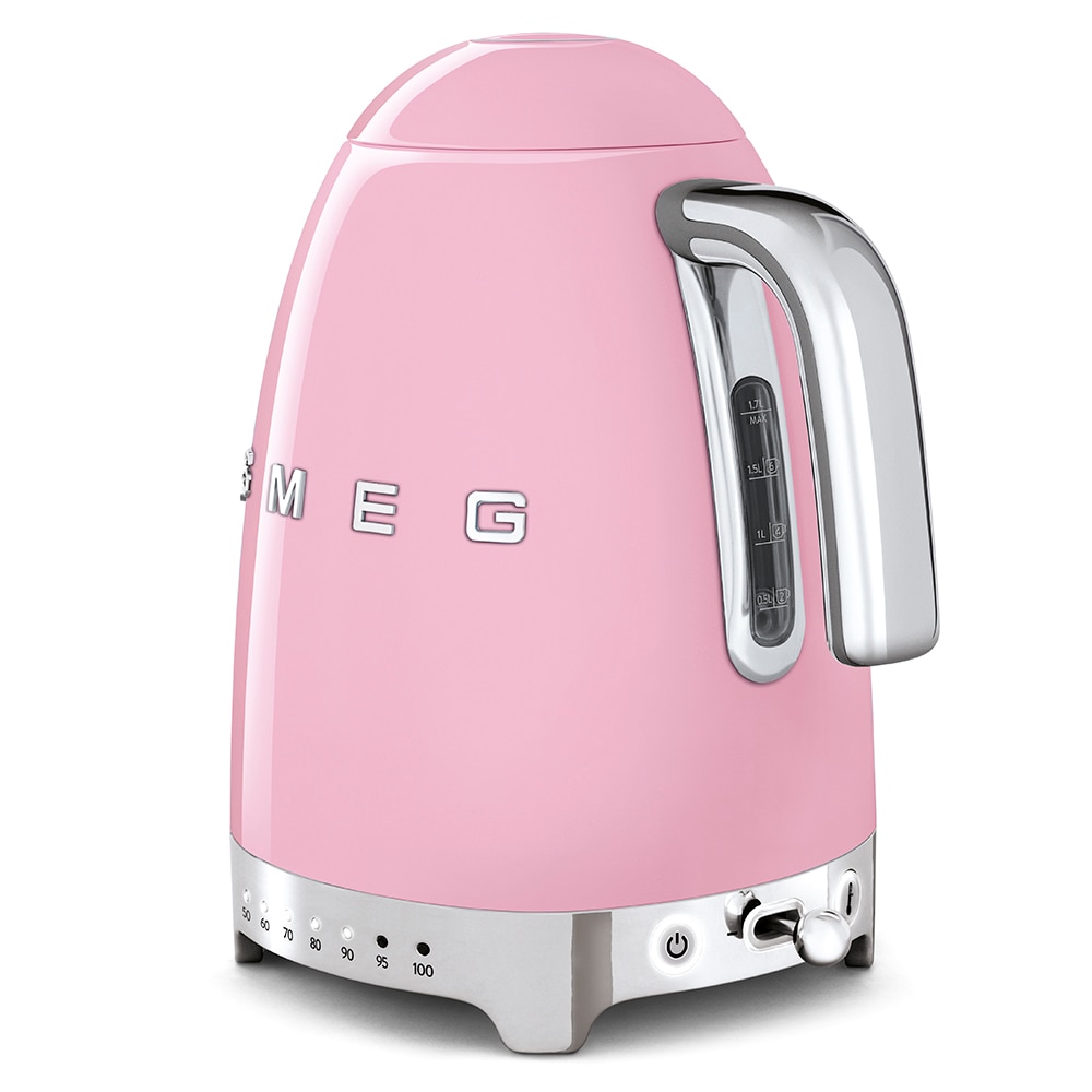 Hervidor SMEG KLF04PBEU estética Años 50 - Rosa Rosa-3