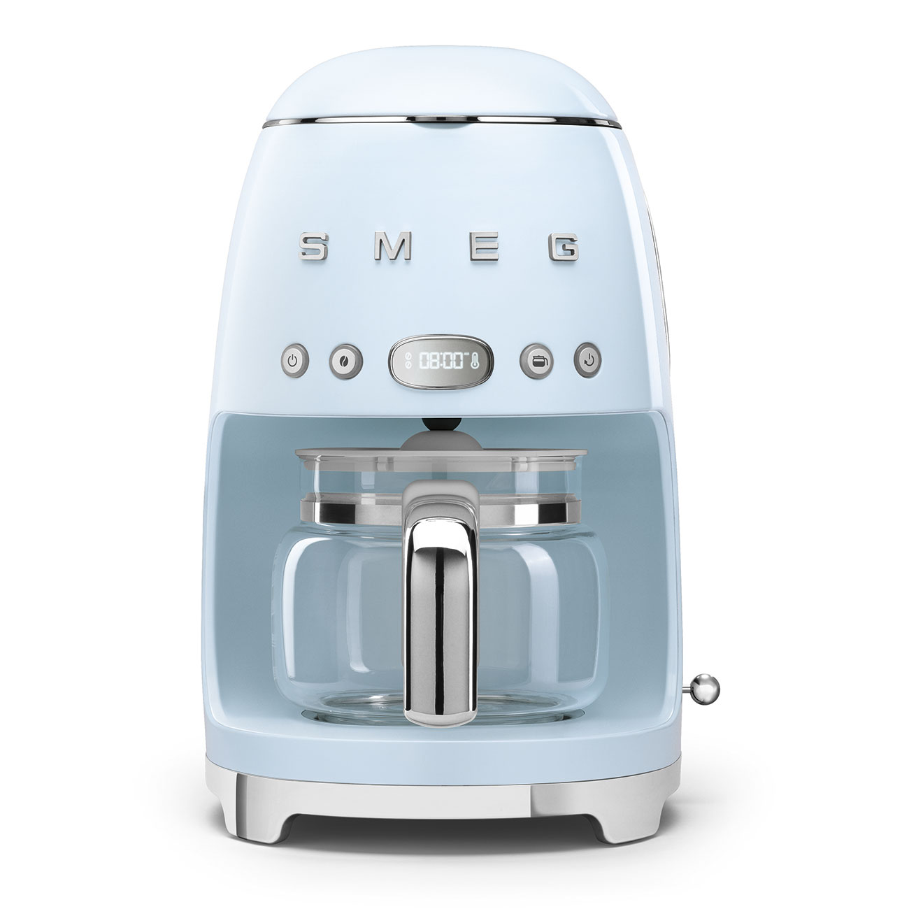 Cafetera de goteo Smeg DCF02RDEU con capacidad para 10 tazas - Azul claro Azul claro-1