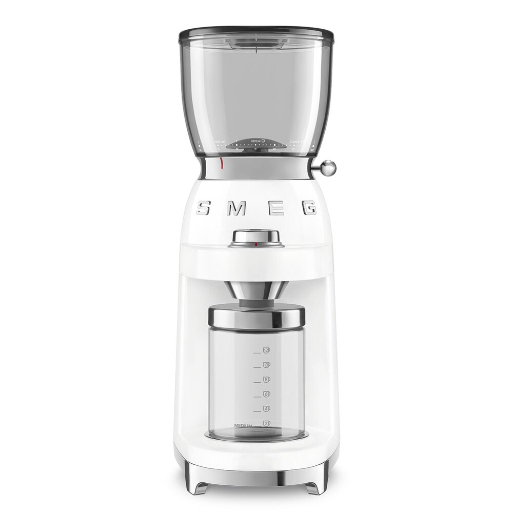 Smeg - Molinillo De Café Blanco Cgf01Wheu Blanco