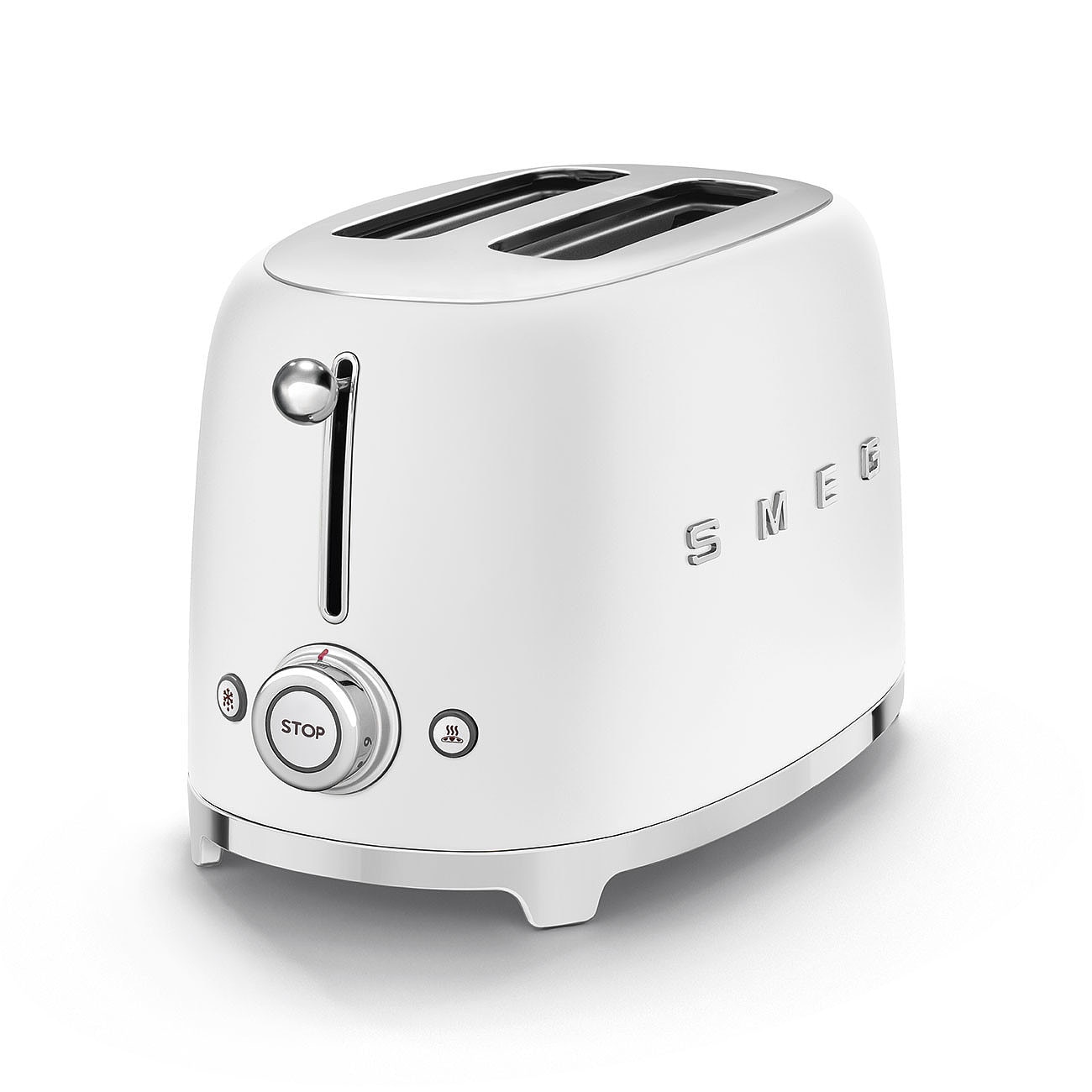 Imagen 2 de Tostador Smeg TSF01WHMEU con 2 ranuras - Blanco mate Blanco mate