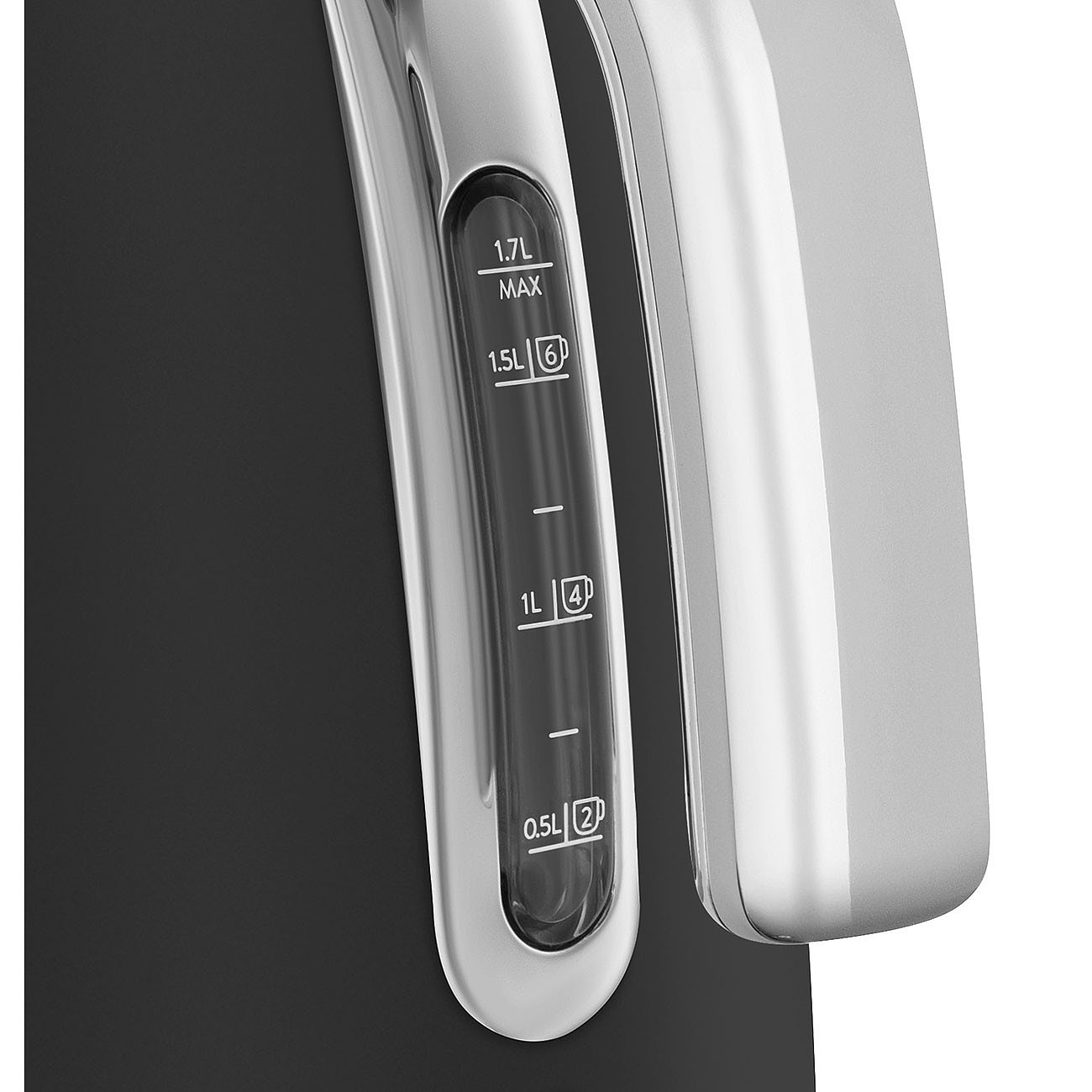 Hervidor Smeg 50's Style con capacidad de 1,7 litros - Negro mate Negro mate-5