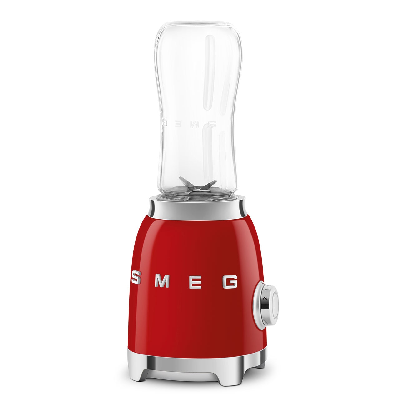Batidora de vaso Smeg PBF01CREU con estética 50'Style y acabado brillante - Rojo Rojo-2