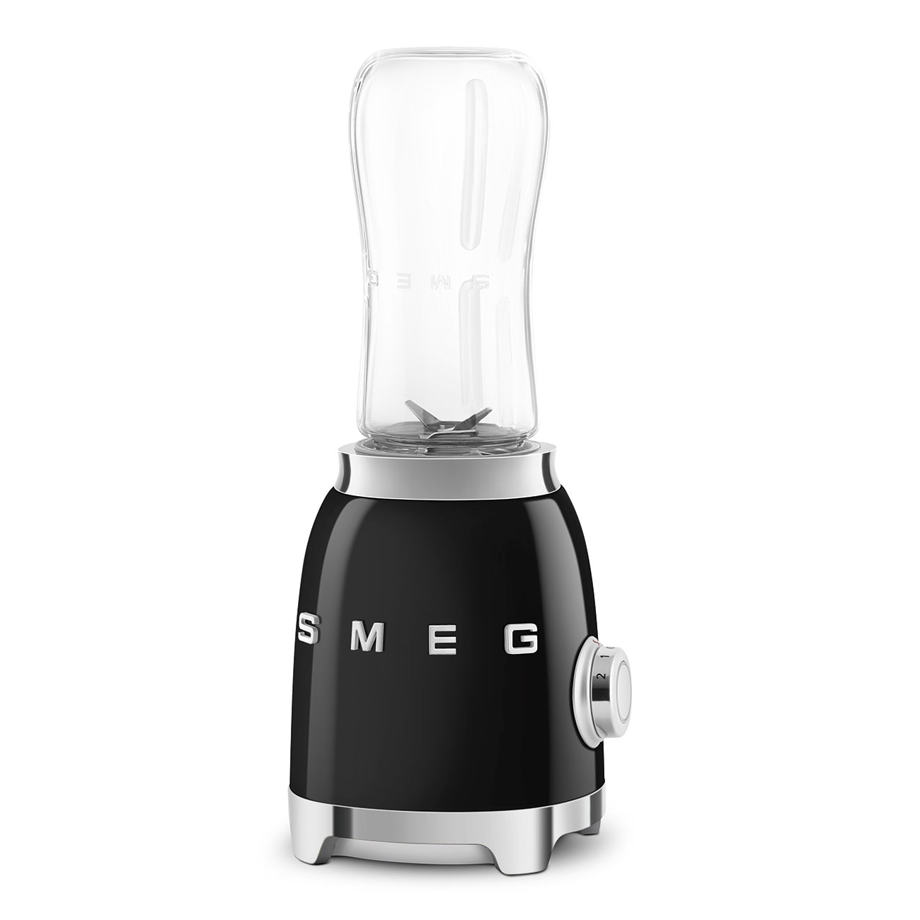 Batidora de vaso Smeg PBF01CREU con estética 50'Style y acabado brillante - Negro Negro-2