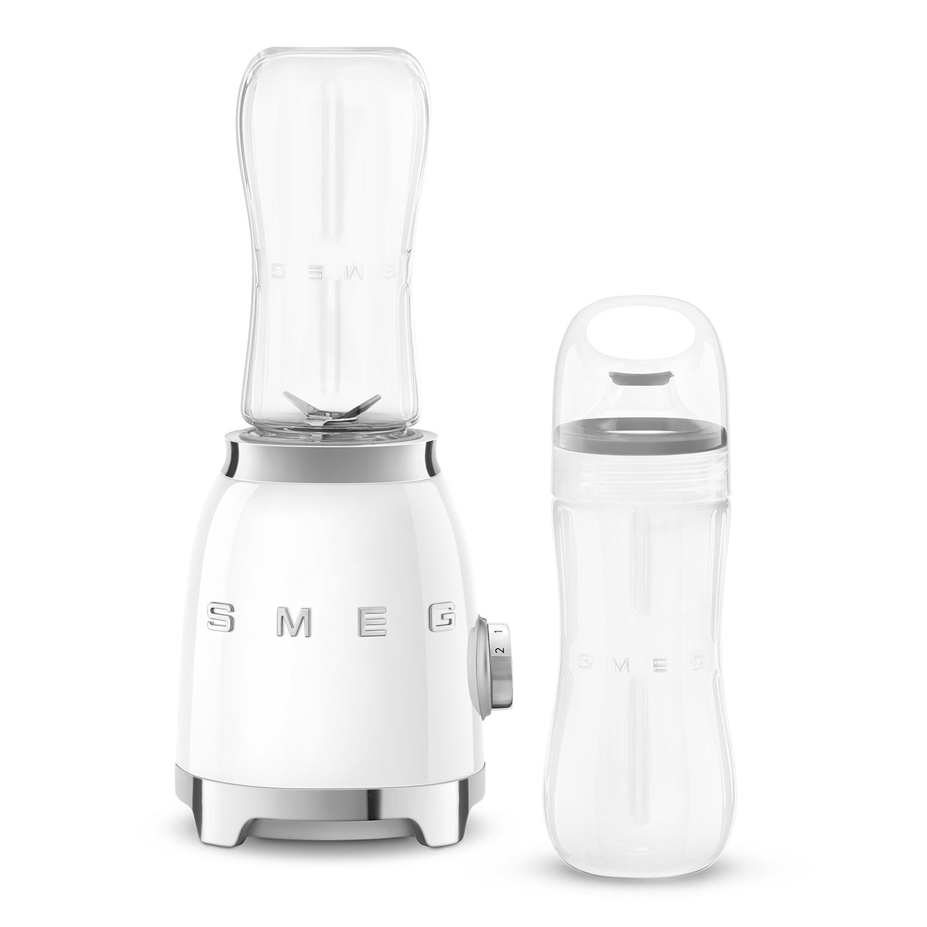 Batidora de vaso Smeg PBF01CREU con estética 50'Style y acabado brillante - Blanco Blanco-1