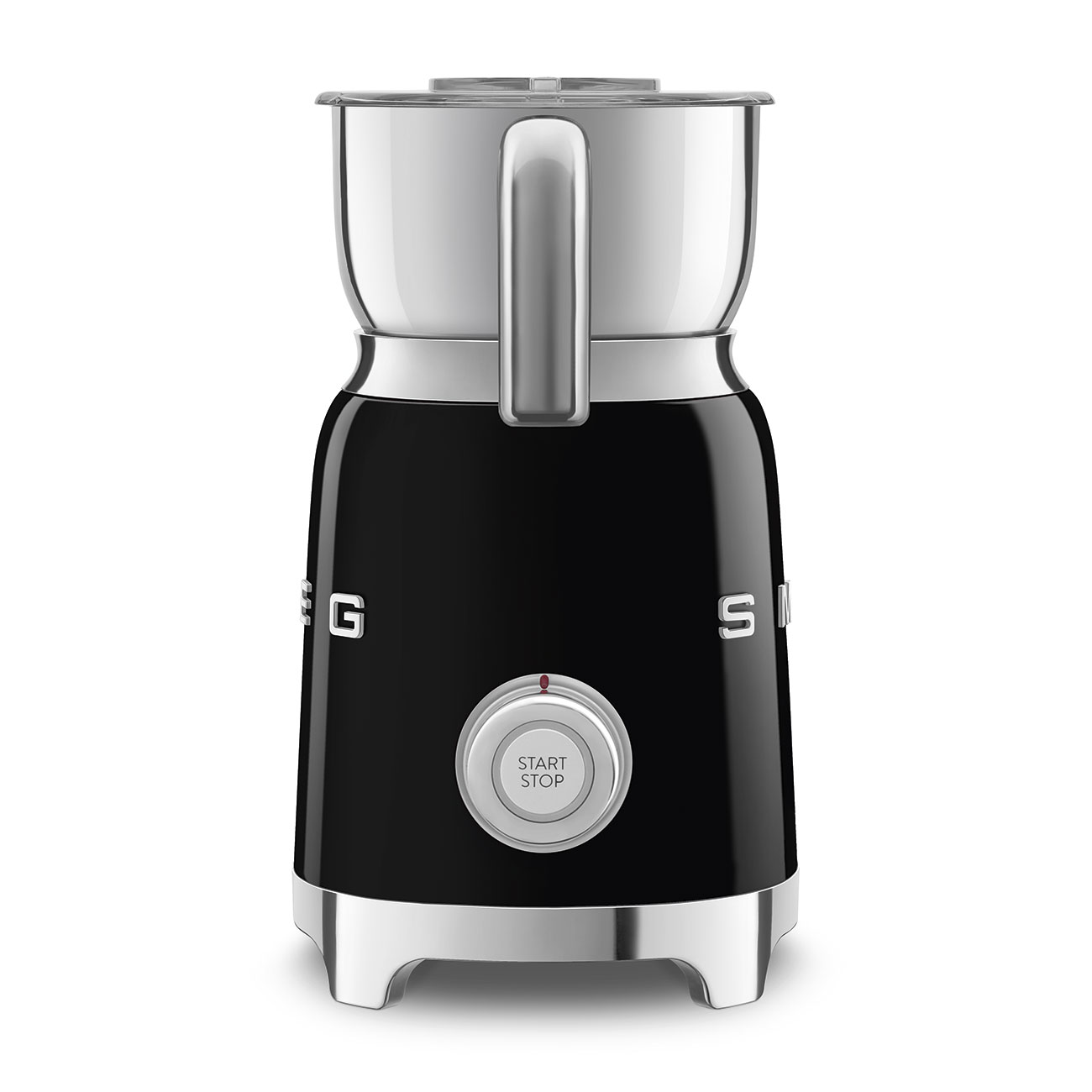 Imagen 2 de Espumador de leche Smeg MF11RDEU con estética 50'Style y acabado brillante - Negro Negro