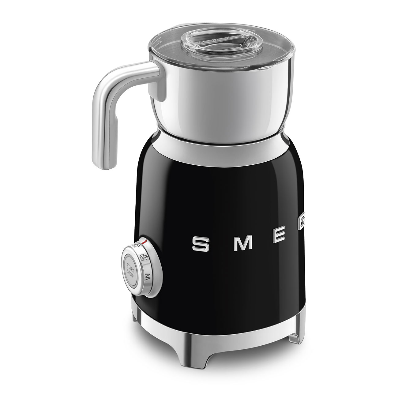 Imagen 4 de Espumador de leche Smeg MF11RDEU con estética 50'Style y acabado brillante - Negro Negro