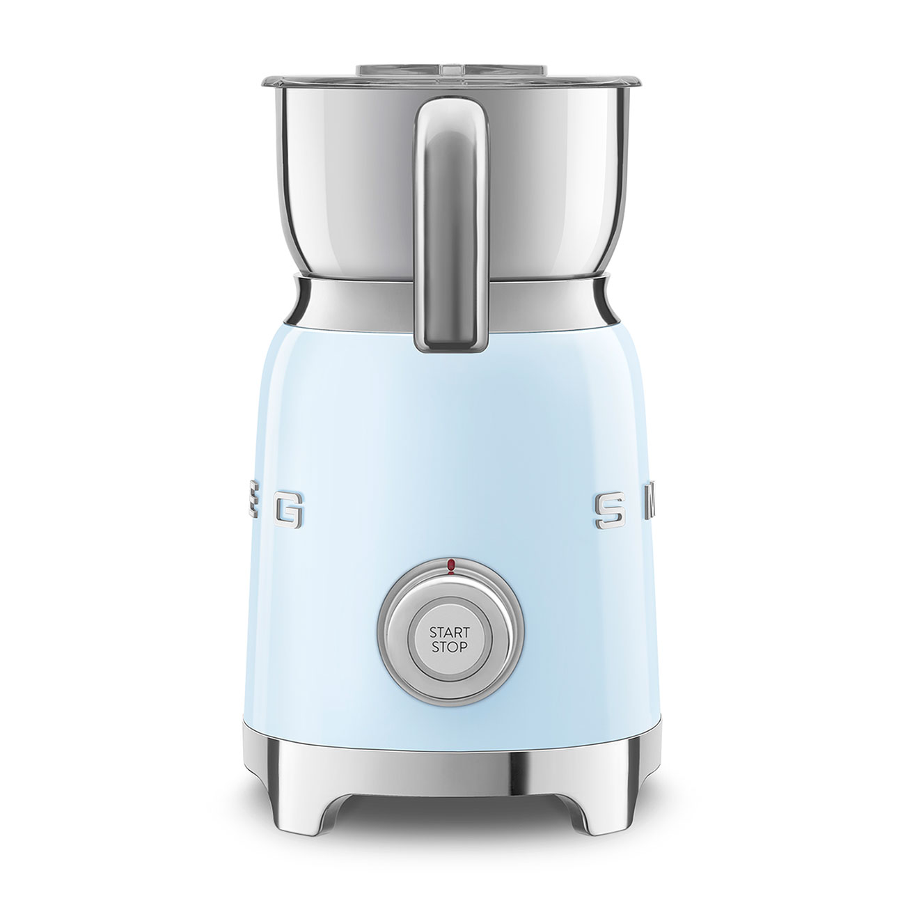 Imagen 2 de Espumador de leche Smeg MF11RDEU con estética 50'Style y acabado brillante - Azul Azul