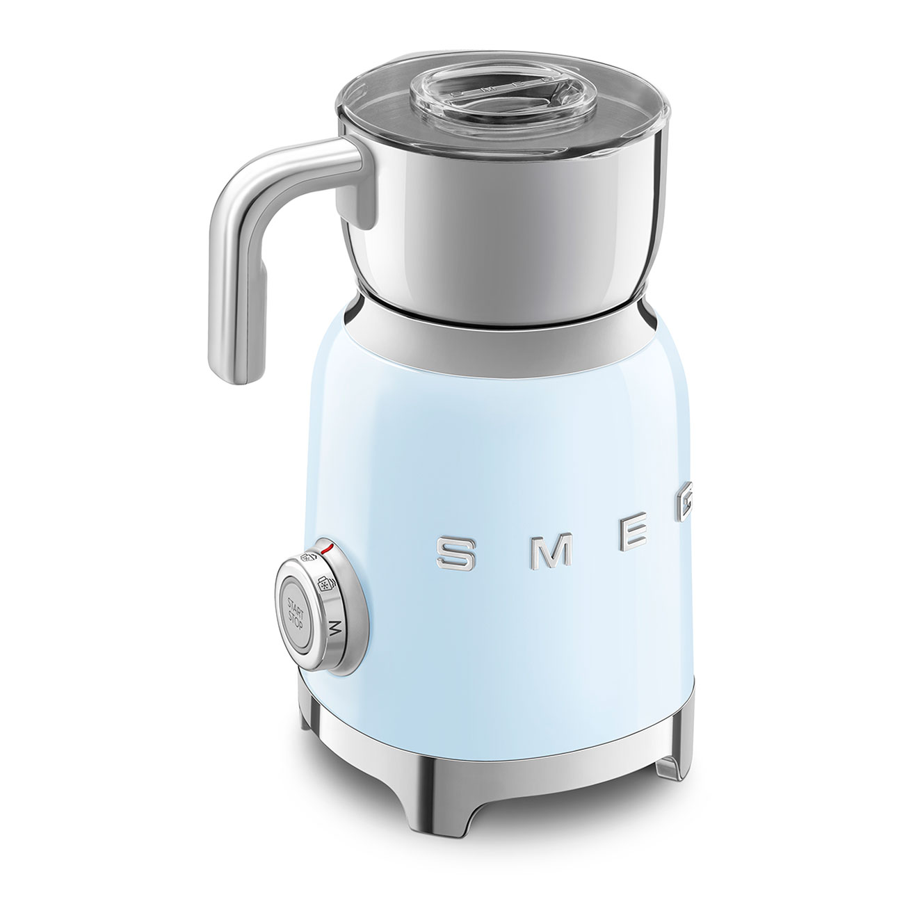 Imagen 4 de Espumador de leche Smeg MF11RDEU con estética 50'Style y acabado brillante - Azul Azul