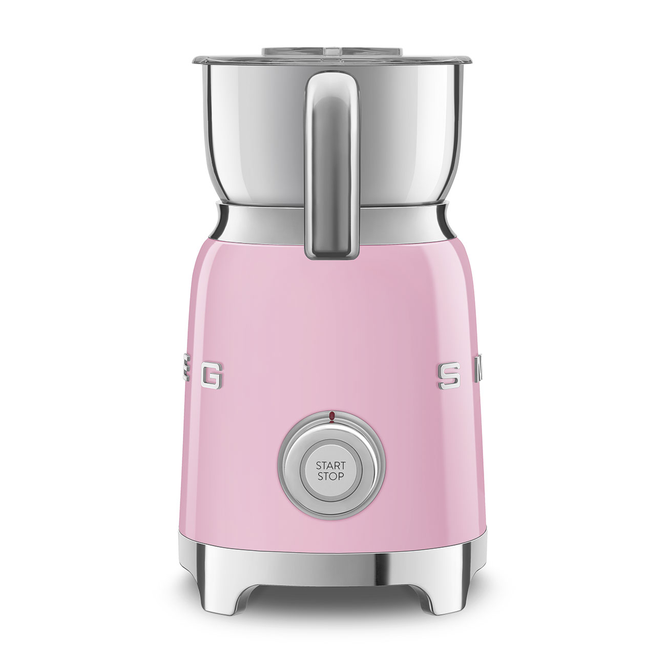 Espumador de leche Smeg MF11RDEU con estética 50'Style y acabado brillante - Rosa Rosa-2