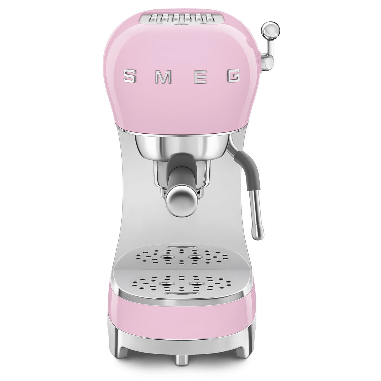 Cafetera espresso manual Smeg ECF02BLEU con sistema Thermoblock - Rosa Rosa-1