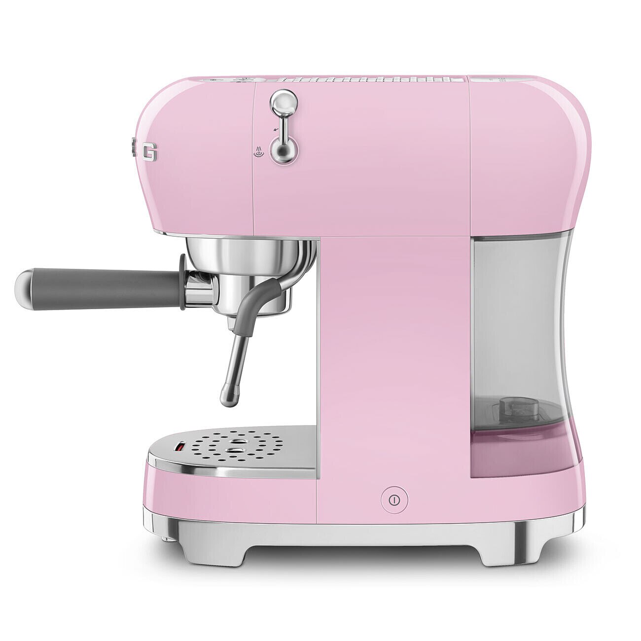 Cafetera espresso manual Smeg ECF02BLEU con sistema Thermoblock - Rosa Rosa-2
