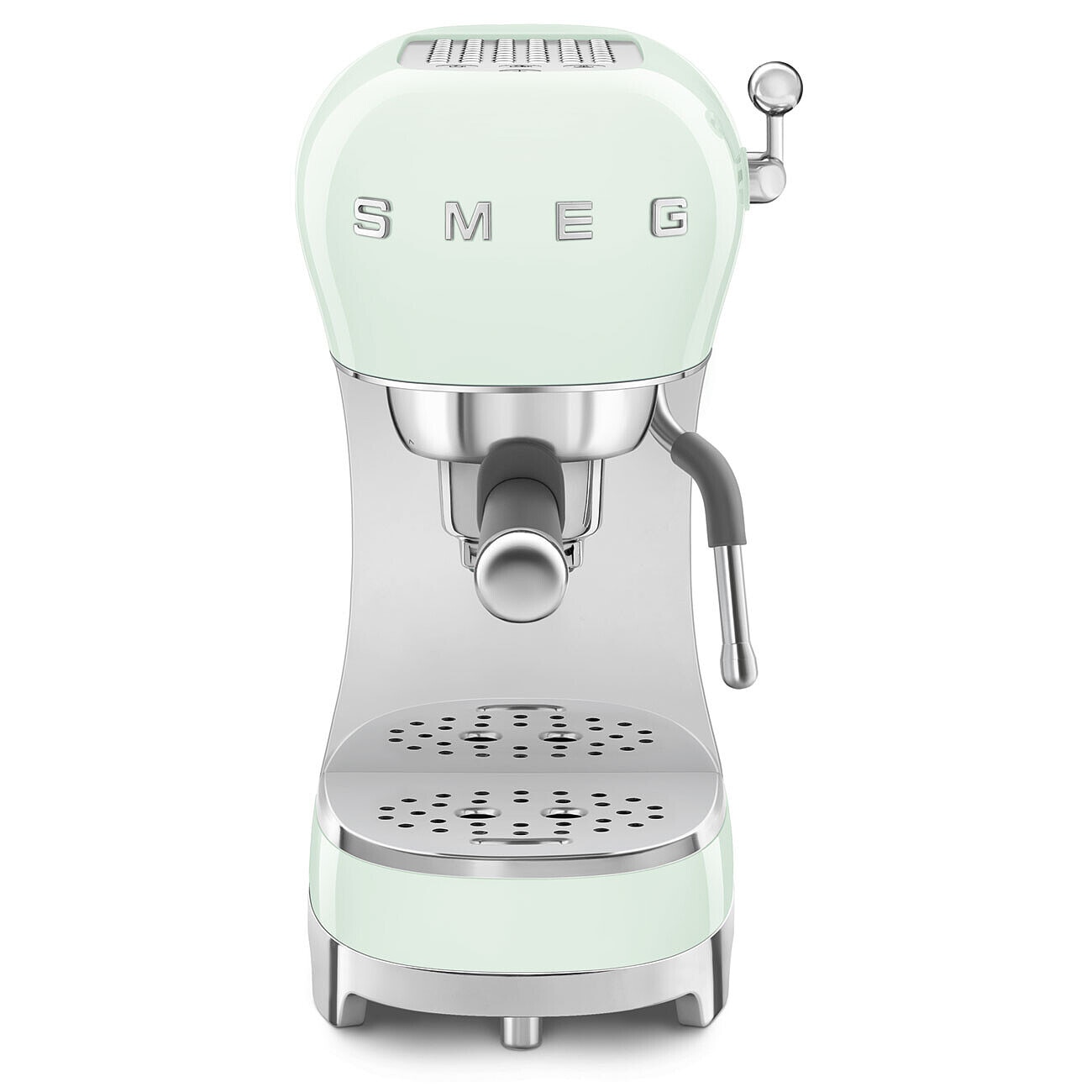 Smeg – Cafetera espresso manual Smeg ECF02BLEU con sistema Thermoblock.