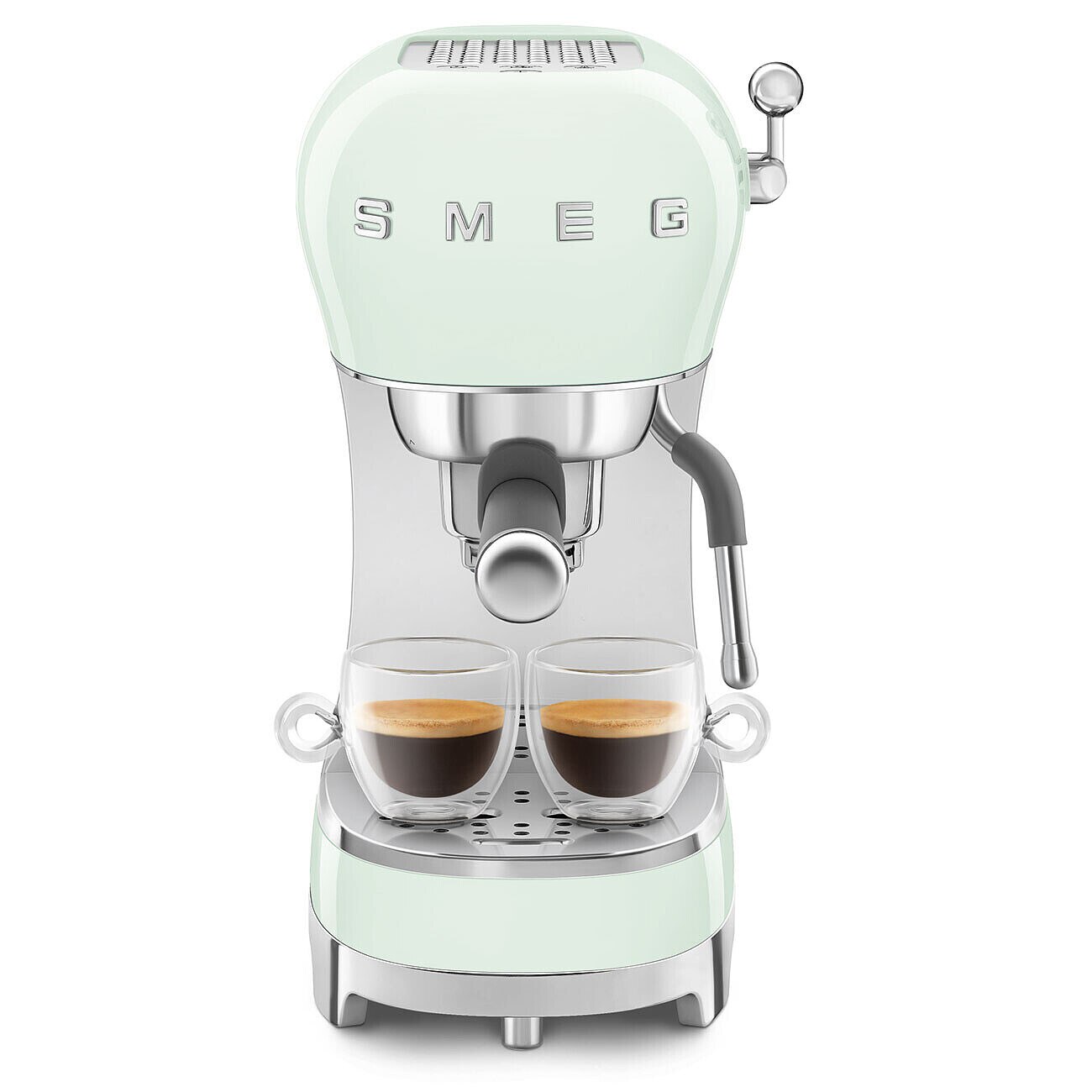 Cafetera espresso manual Smeg ECF02BLEU con sistema Thermoblock - Verde Verde-6