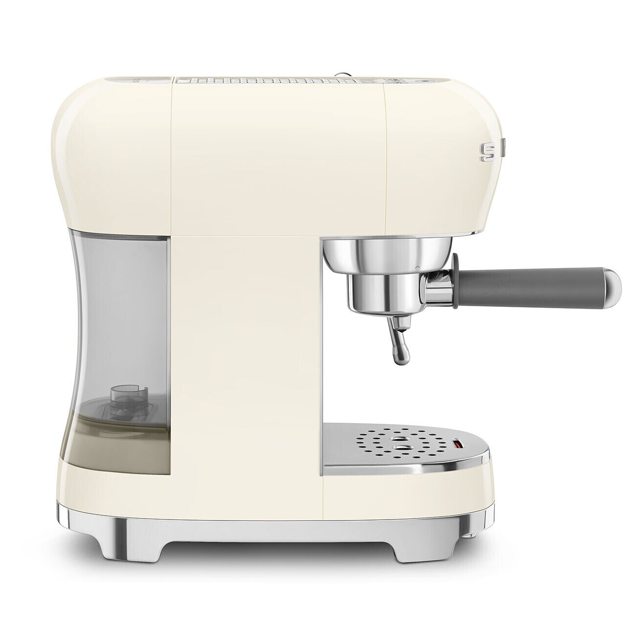 Cafetera espresso manual Smeg ECF02BLEU con sistema Thermoblock - Crema Crema-3