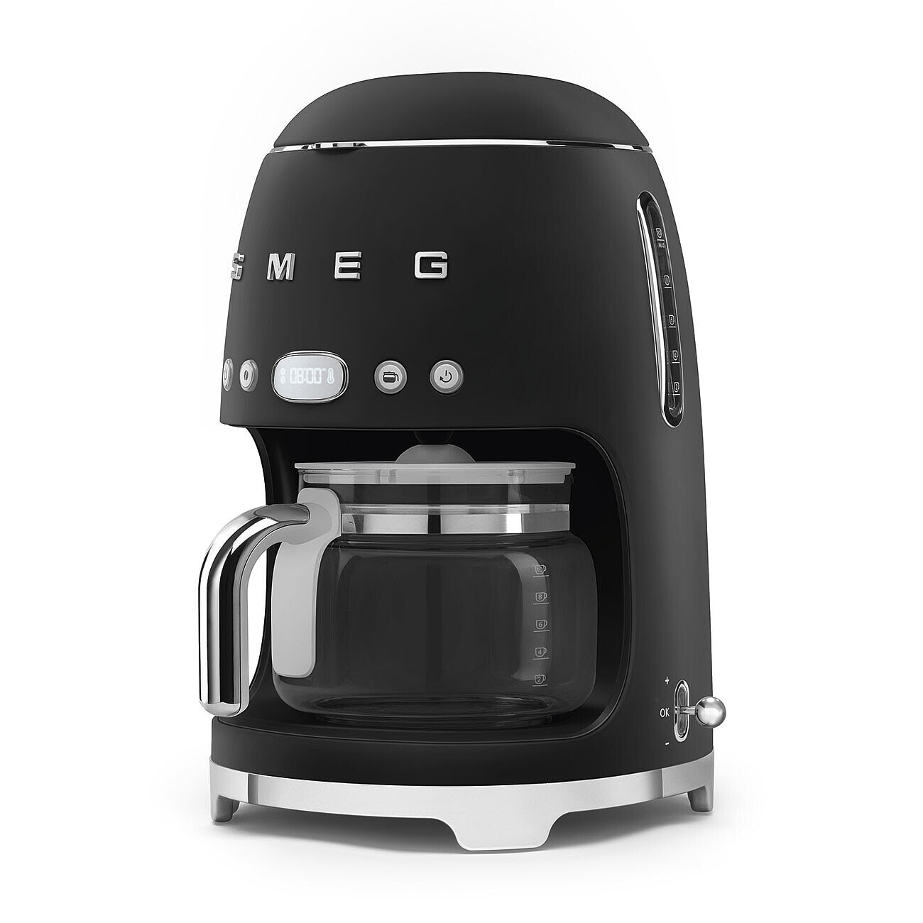 Cafetera de goteo Smeg DCF02RDEU con capacidad para 10 tazas - Negro mate Negro mate-4