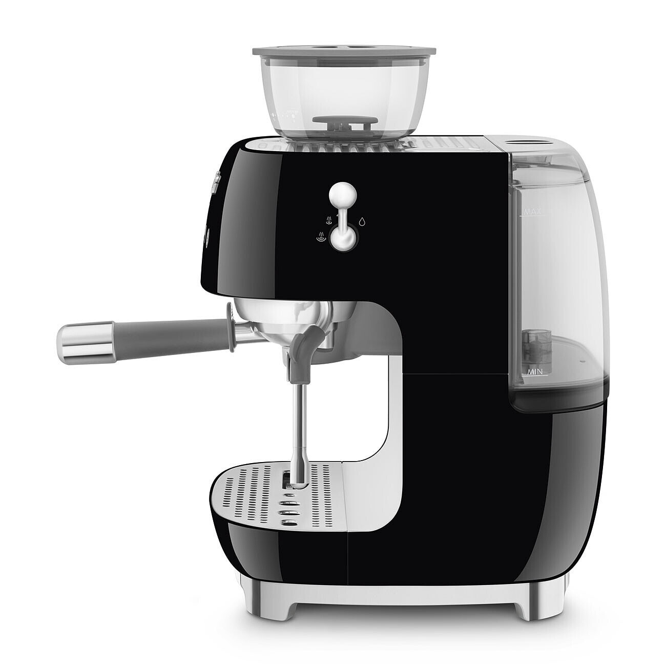 Cafetera espresso manual Smeg EGF03RDEU con doble Thermoblock - Negro Negro-2