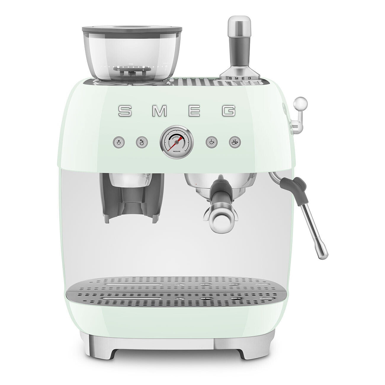 Cafetera espresso manual Smeg EGF03RDEU con doble Thermoblock - Verde Verde-1
