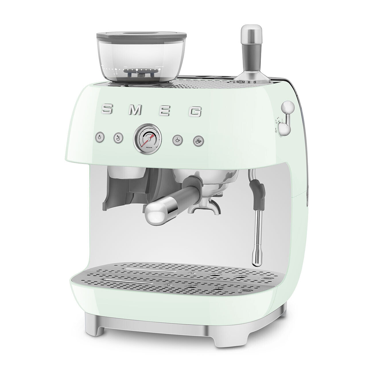 Cafetera espresso manual Smeg EGF03RDEU con doble Thermoblock - Verde Verde-4