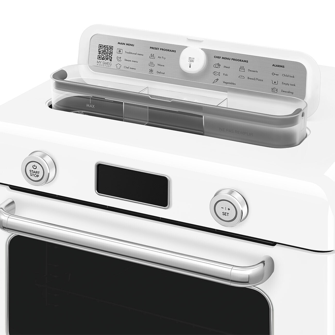 Horno de sobremesa 30 L. con vapor Smeg 50'Style COF01 - Blanco Blanco-5