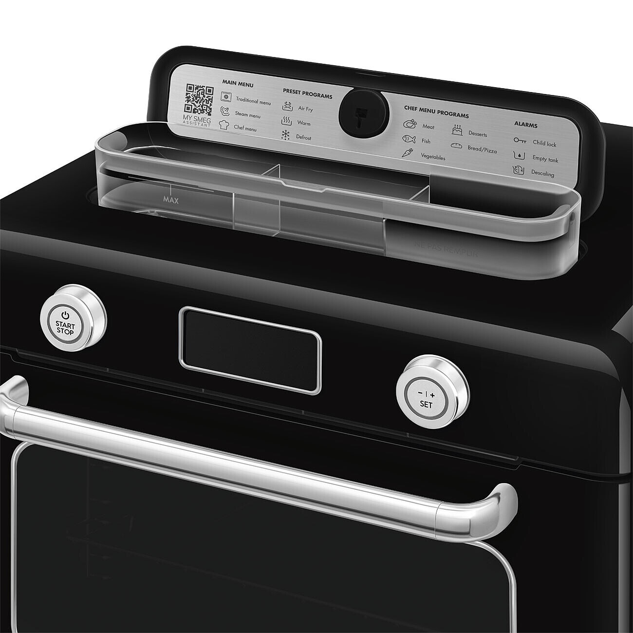 Horno de sobremesa 30 L. con vapor Smeg 50'Style COF01 - Negro Negro-5