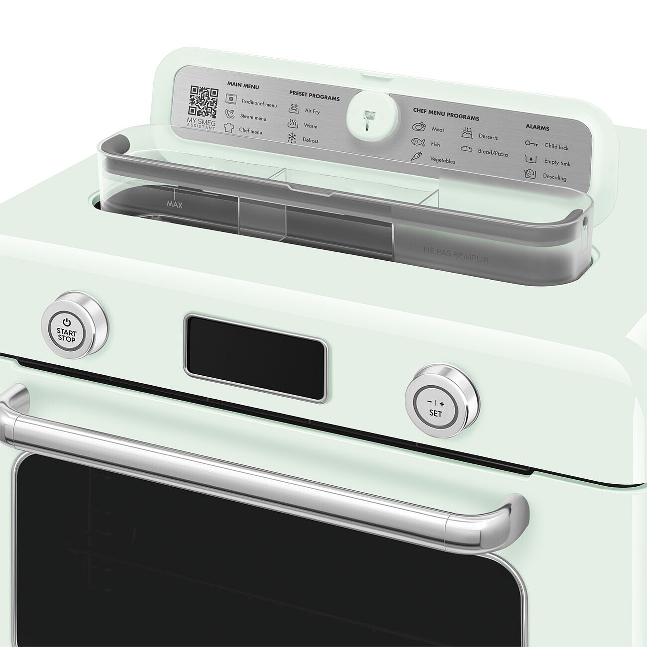 Horno de sobremesa 30 L. con vapor Smeg 50'Style COF01 - Verde Verde-5